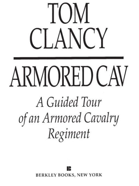 Cover image for book Armored Cav