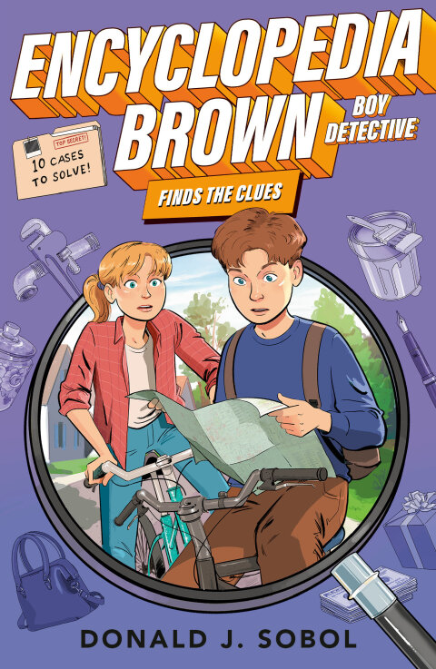 Cover image for book Encyclopedia Brown Finds the Clues