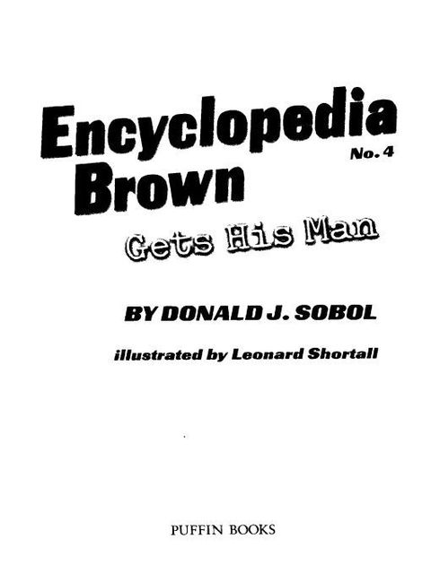 Cover image for book Encyclopedia Brown Gets His Man
