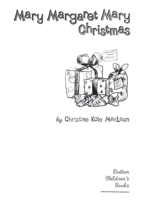 Cover image for book Mary Margaret Mary Christmas