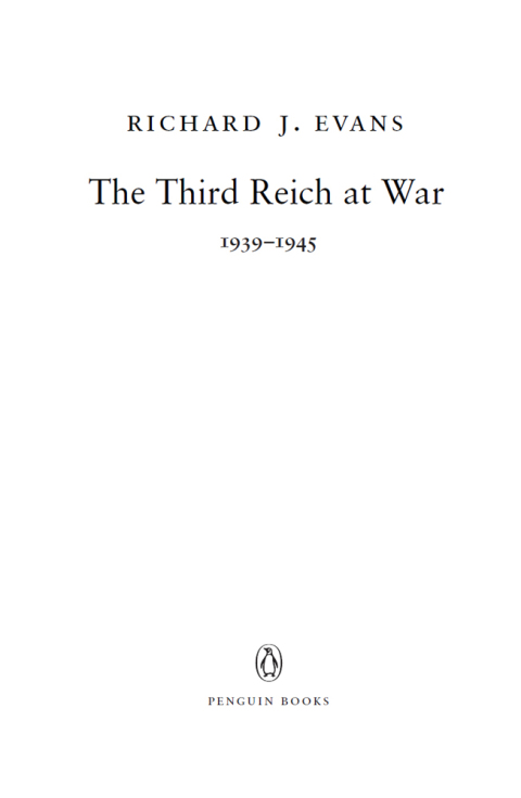 Cover image for book The Third Reich at War