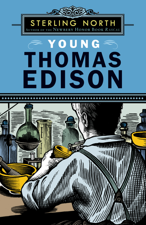 Cover image for book Young Thomas Edison