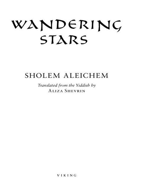 Cover image for book Wandering Stars