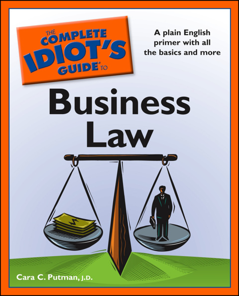 Cover image for book The Complete Idiot's Guide to Business Law