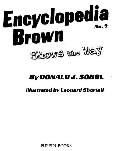 Cover image for book Encyclopedia Brown Shows the Way