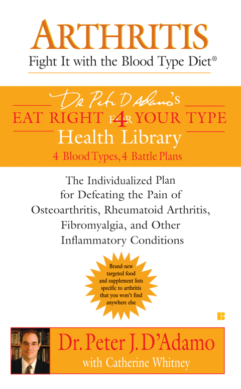 Cover image for book Arthritis: Fight it with the Blood Type Diet