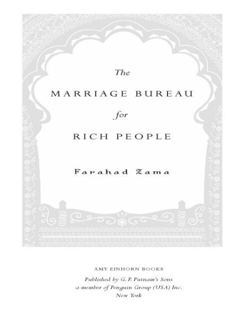 Cover image for book The Marriage Bureau for Rich People