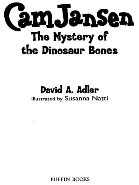 Cover image for book Cam Jansen: the Mystery of the Dinosaur Bones #3