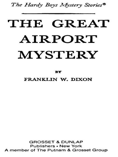 Cover image for book Hardy Boys 09: The Great Airport Mystery