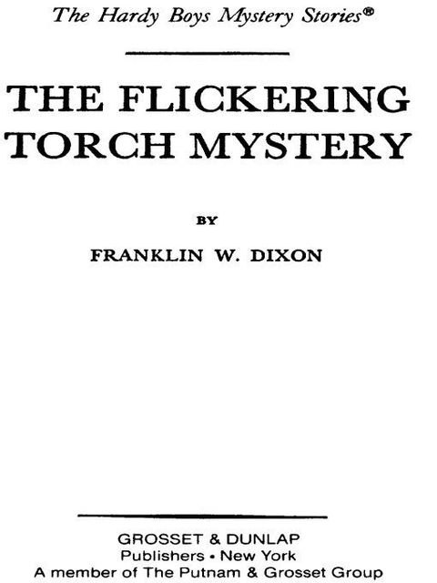 Cover image for book Hardy Boys 22: The Flickering Torch Mystery