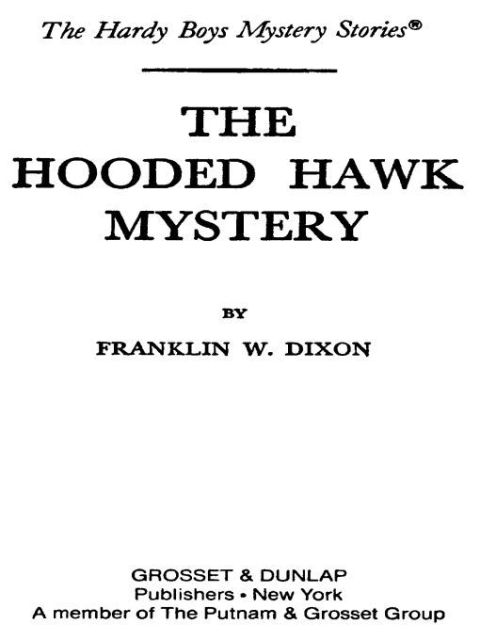 Cover image for book Hardy Boys 34: The Hooded Hawk Mystery