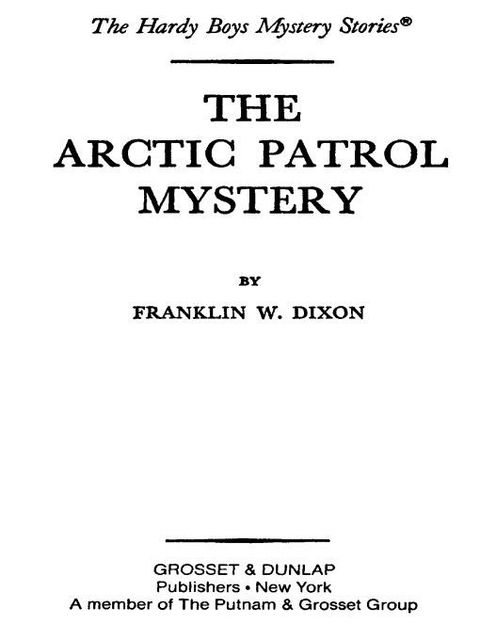 Cover image for book Hardy Boys 48: The Arctic Patrol Mystery