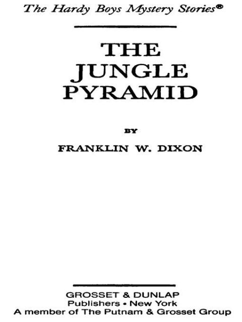 Cover image for book Hardy Boys 56: The Jungle Pyramid