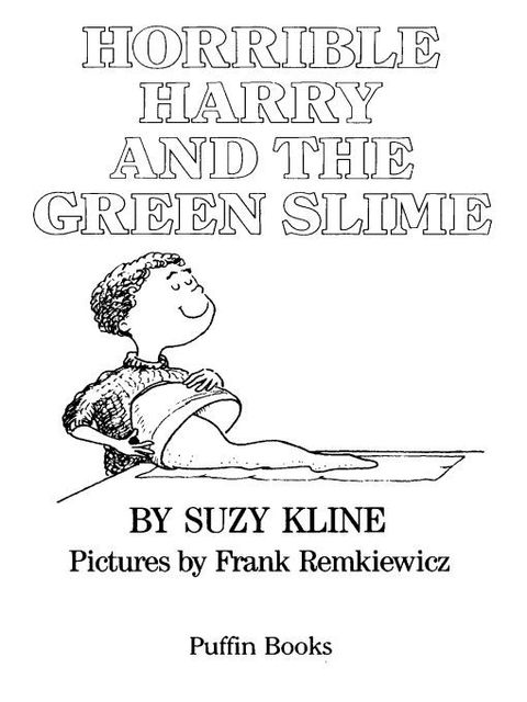 Cover image for book Horrible Harry and the Green Slime