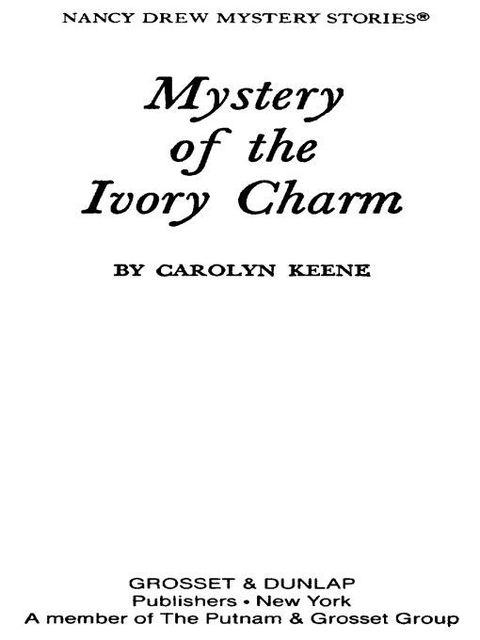 Cover image for book Nancy Drew 13: The Mystery of the Ivory Charm