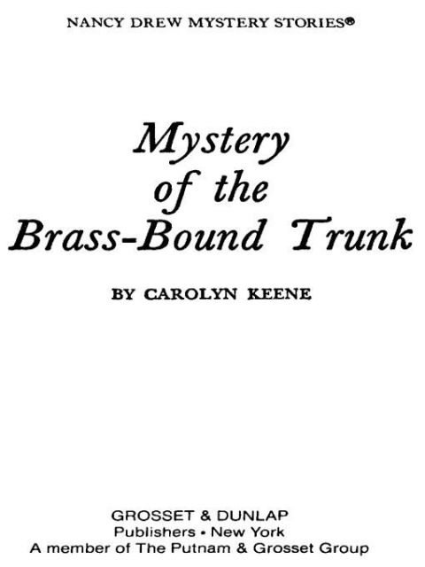 Cover image for book Nancy Drew 17: Mystery of the Brass-Bound Trunk