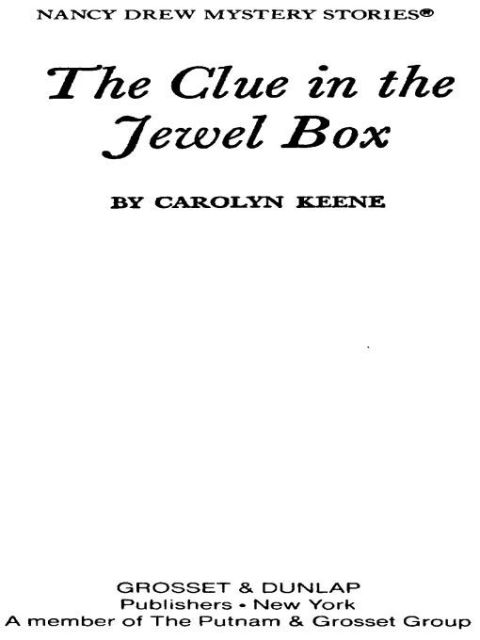 Cover image for book Nancy Drew 20: The Clue in the Jewel Box