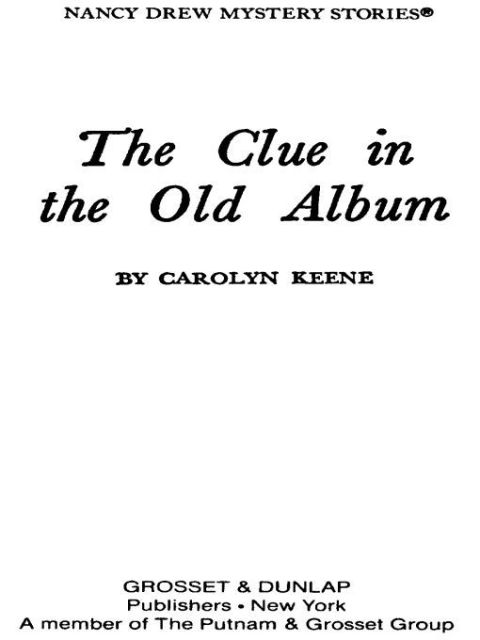 Cover image for book Nancy Drew 24: The Clue in the Old Album