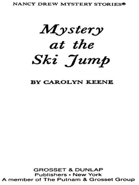 Cover image for book Nancy Drew 29: Mystery at the Ski Jump