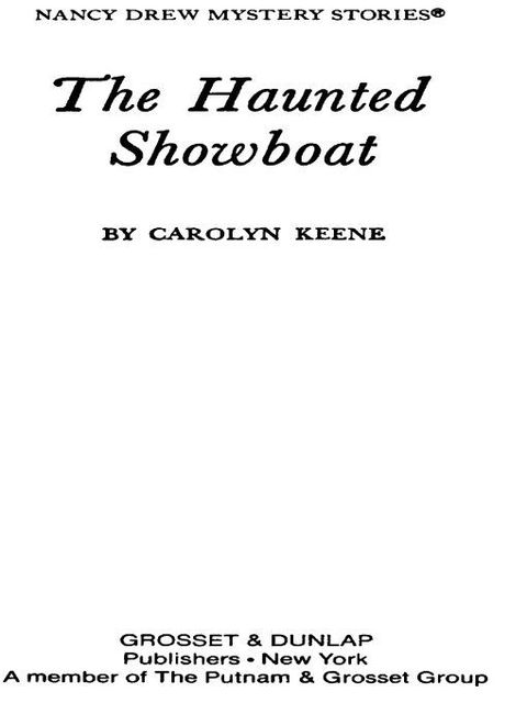 Cover image for book Nancy Drew 35: The Haunted Showboat