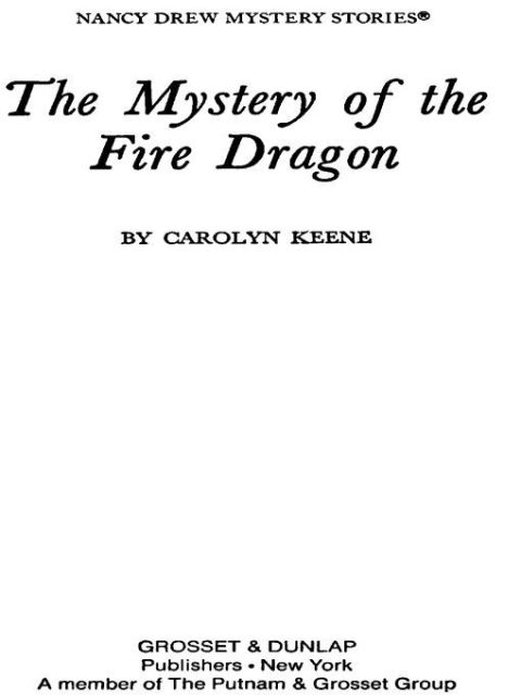 Cover image for book Nancy Drew 38: The Mystery of the Fire Dragon