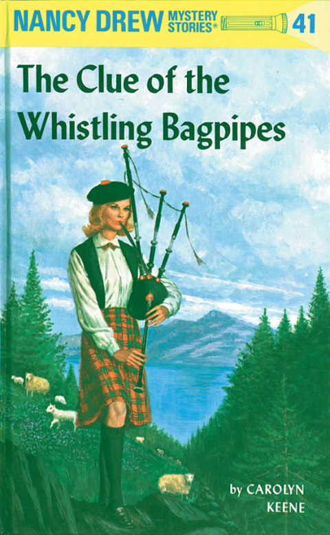 Cover image for book Nancy Drew 41: the Clue of the Whistling Bagpipes