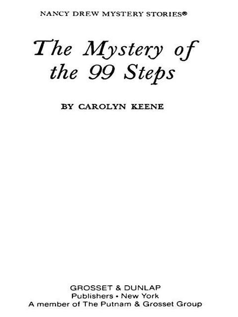 Cover image for book Nancy Drew 43: The Mystery of the 99 Steps