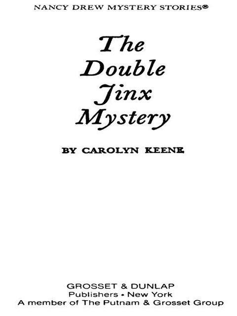 Cover image for book Nancy Drew 50: The Double Jinx Mystery