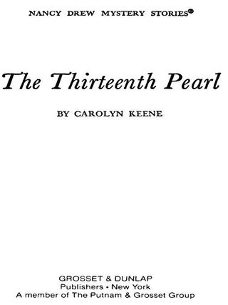 Nancy Drew 56: The Thirteenth Pearl