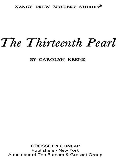 Cover image for book Nancy Drew 56: The Thirteenth Pearl