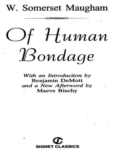 Cover image for book Of Human Bondage