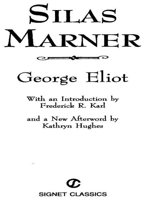 Cover image for book Silas Marner