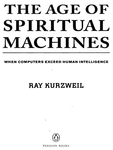 Cover image for book The Age of Spiritual Machines