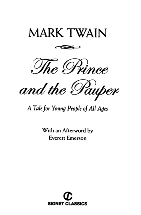 Cover image for book The Prince and the Pauper