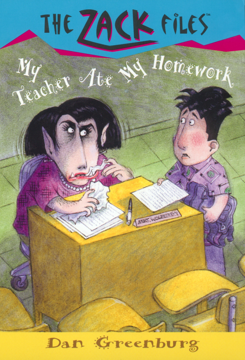 Cover image for book Zack Files 27: My Teacher Ate My Homework