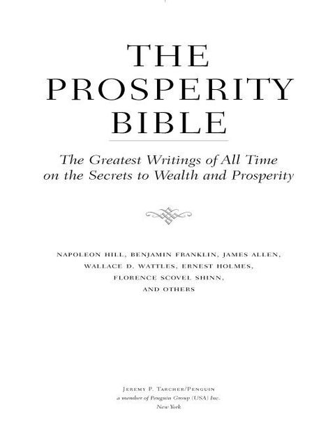 Cover image for book The Prosperity Bible