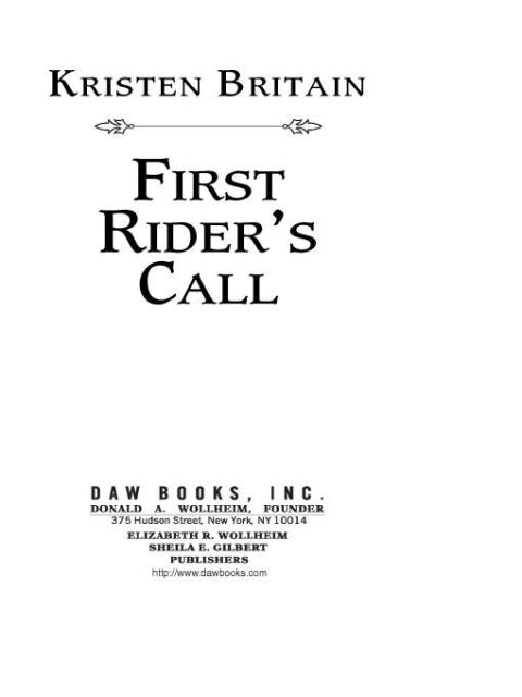Cover image for book First Rider's Call