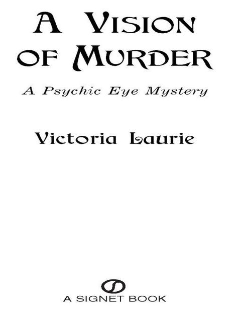 Cover image for book A Vision of Murder:
