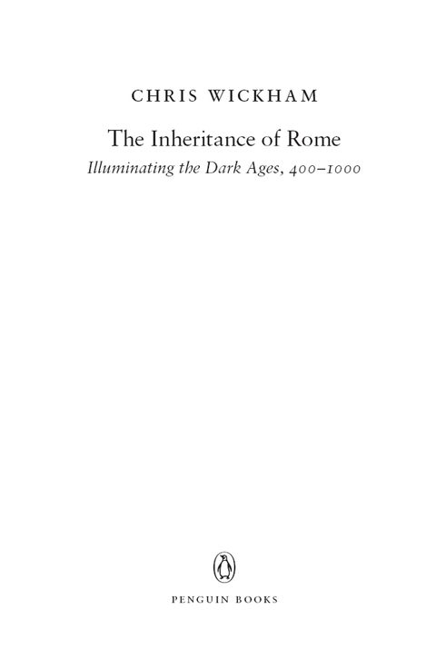 Cover image for book The Inheritance of Rome