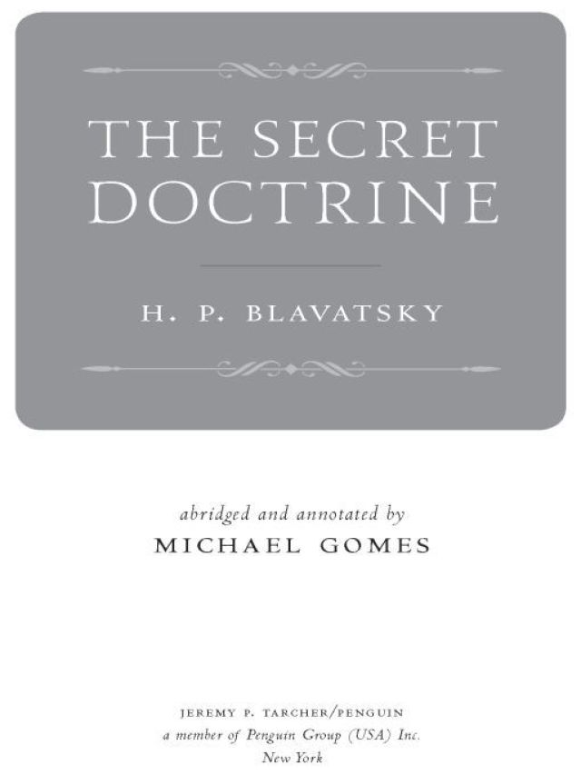 The Secret Doctrine