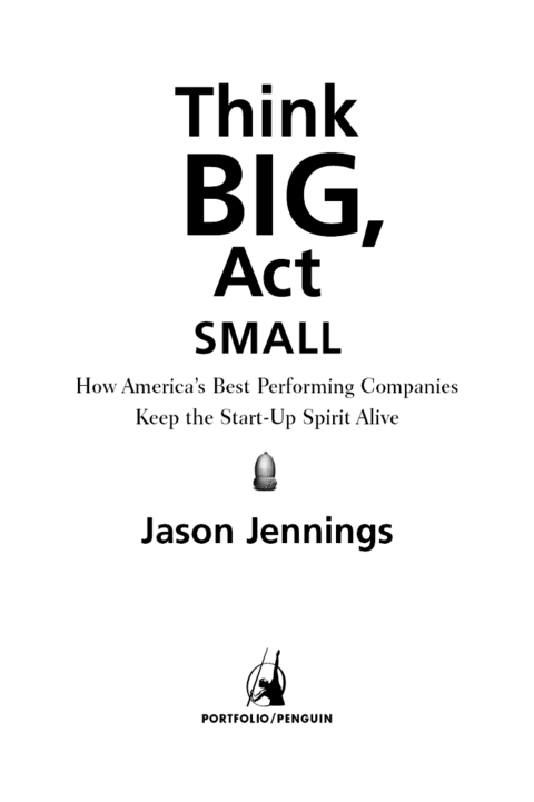 Cover image for book Think Big, Act Small