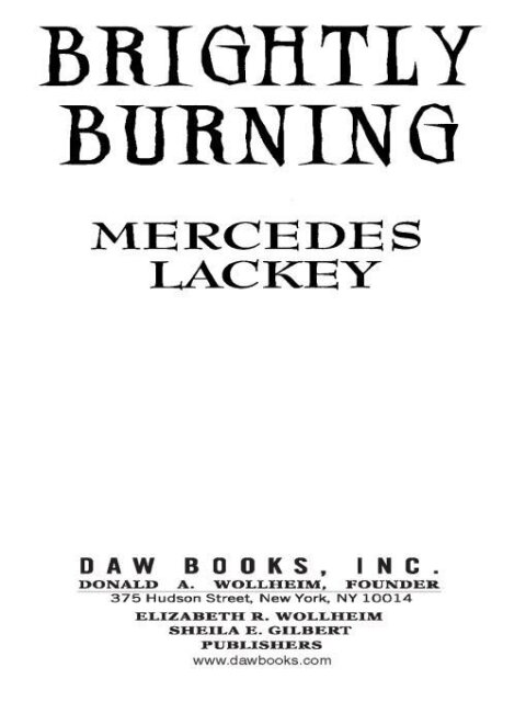 Cover image for book Brightly Burning
