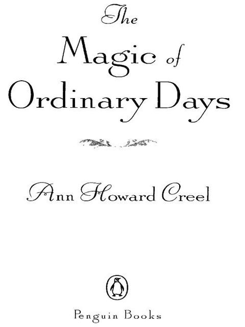 Cover image for book The Magic of Ordinary Days