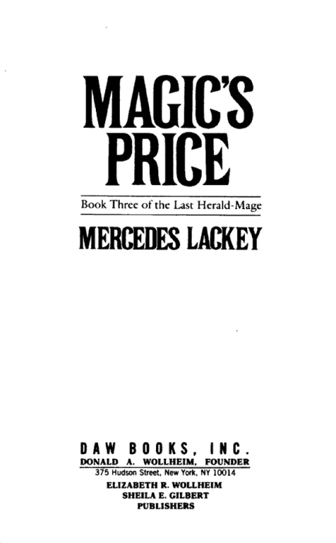 Cover image for book Magic's Price