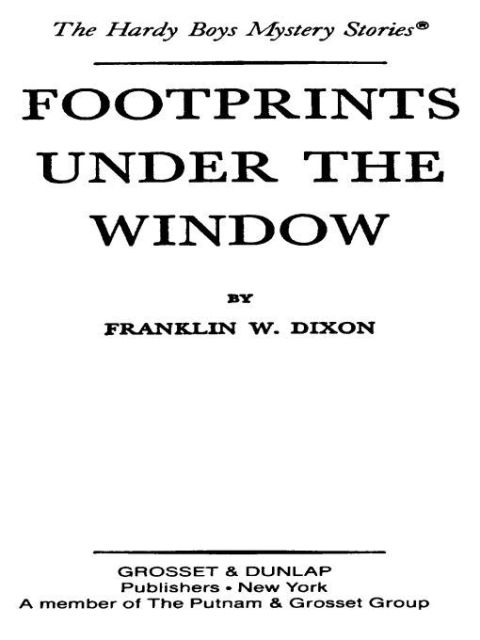 Cover image for book Hardy Boys 12: Footprints Under the Window