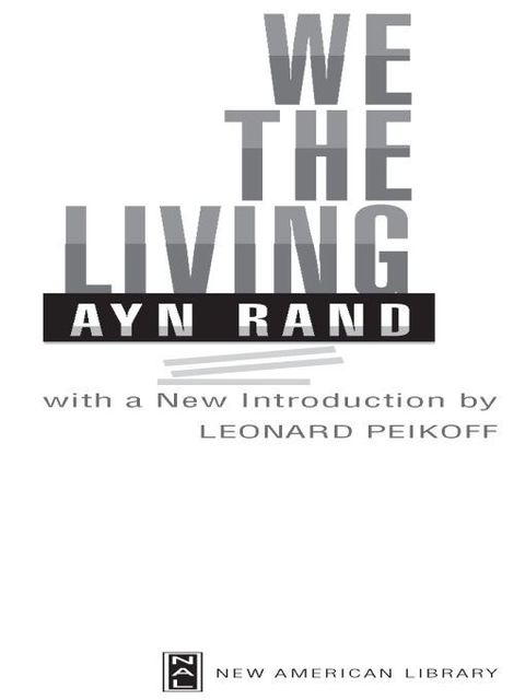 Cover image for book We the Living (75th-Anniversary Deluxe Edition)