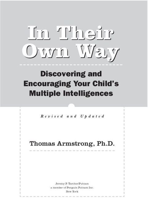 Cover image for book In Their Own Way
