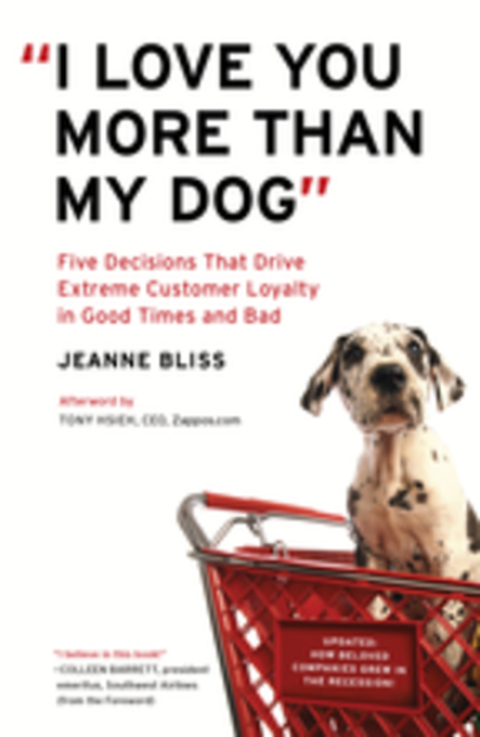 Cover image for book "I Love You More Than My Dog"
