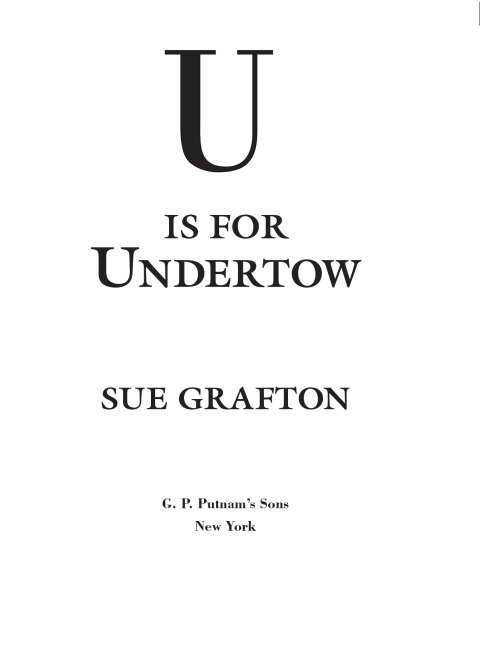 Cover image for book U is for Undertow
