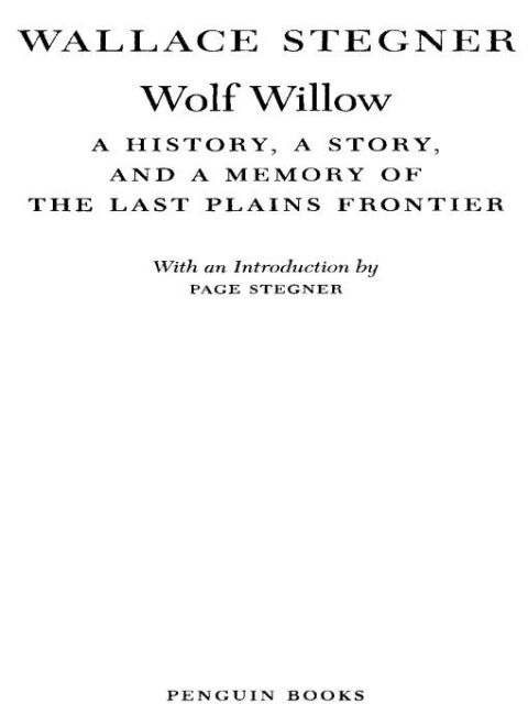 Cover image for book Wolf Willow